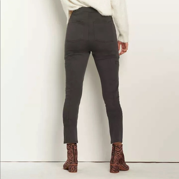 Anthropologie Charcoal Frankie Trouser Leggings MEDIUM - Picture 3 of 3